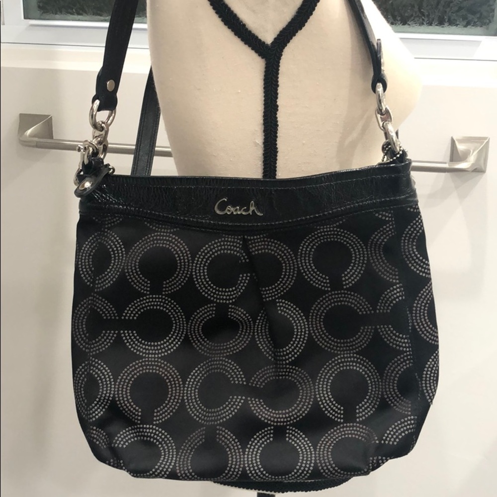 Authentic Coach Handbag - Black Euc - image 1